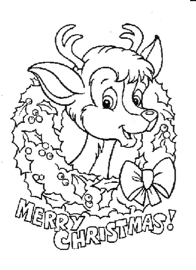 Disegni Da Colorare Abete Di Natale