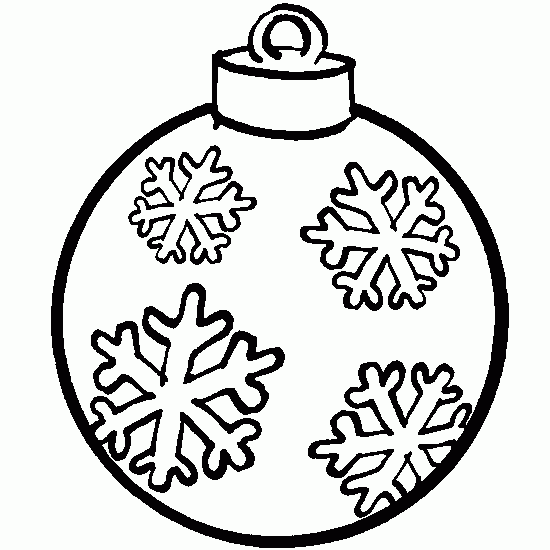 kaboose coloring pages for christmas ornaments - photo #10