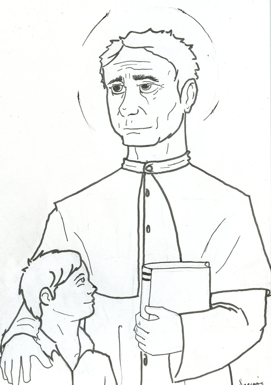 Coloring Pages For Saint John Bosco Coloring Pages