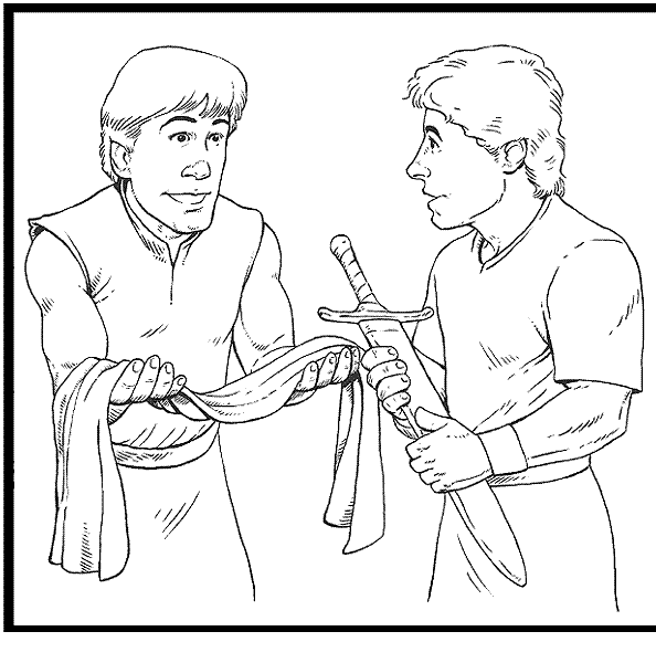 absalom in the bible coloring pages - photo #13