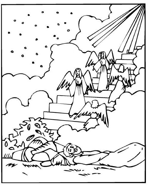 jacobs dreams coloring pages - photo #1