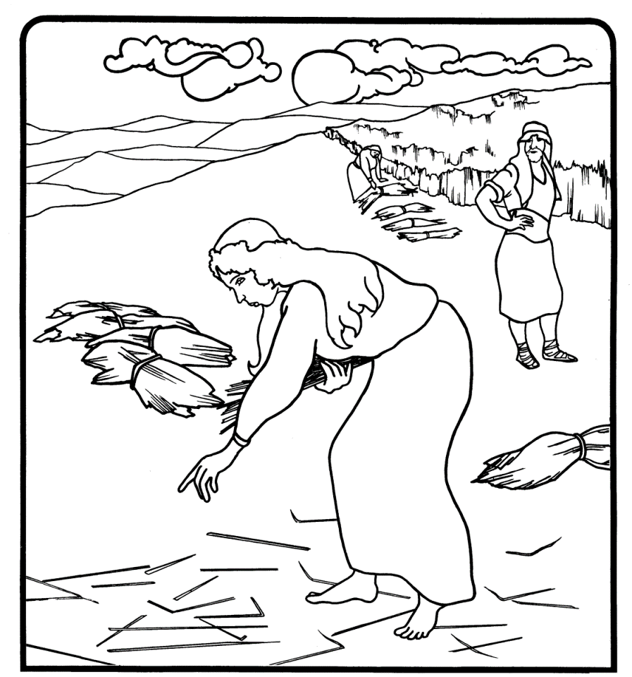 Ruth Boaz Coloring Pages 100 Images 10 Free Shavuot