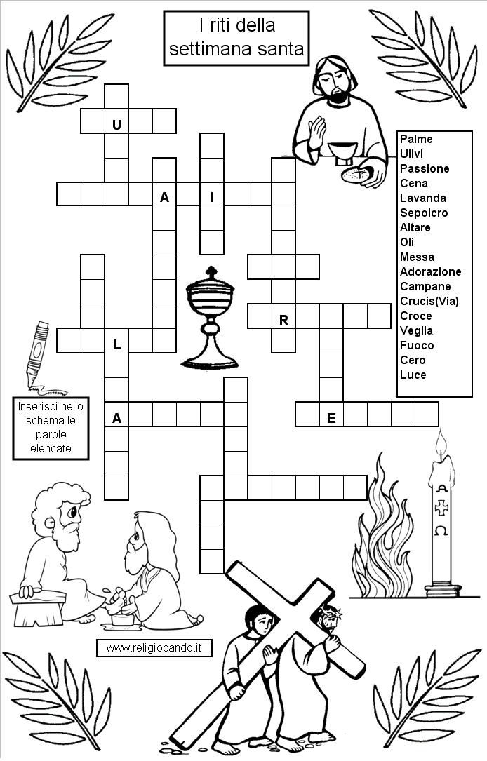 Disegni Della Via Crucis Per Bambini Da Colorare