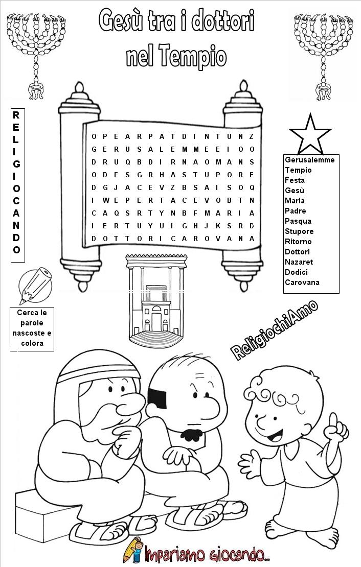 La Presentazione Di Gesù Al Tempio Spiegato Ai Bambini Ritrovamento di Gesù al tempio - Gesù tra i dottori nel tempio - Gesù