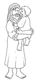 san giuseppe disegno da colorare