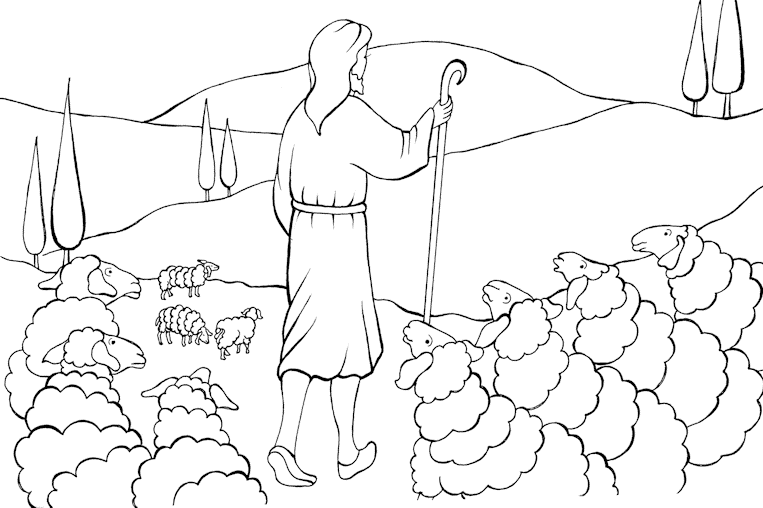 Bible Coloring Pages Sheep Bible Coloring Pages Sheep