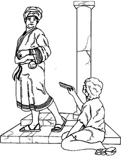 lazzaro e il ricco epulone da colorare