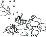 i pastori di betlemme da colorare