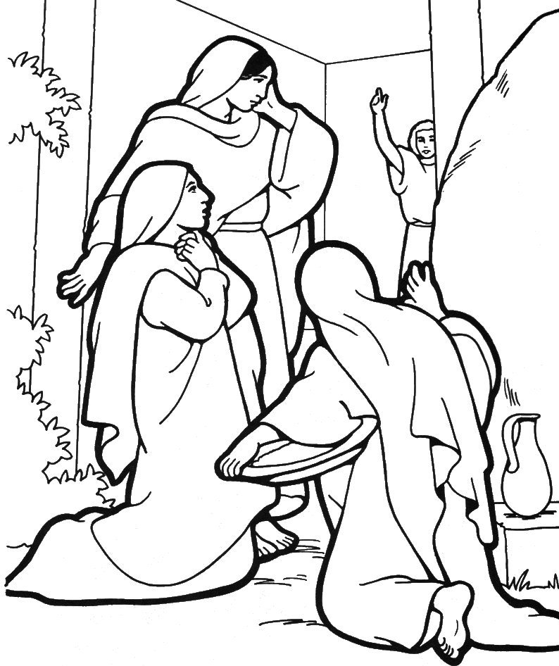 yahoo coloring pages jesus resurrection - photo #7