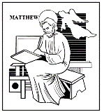 simbolo del vangelo di Matteo da colorare