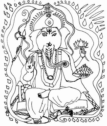 namaste coloring pages - photo #30