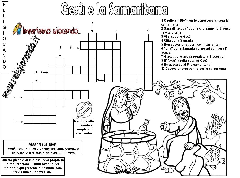 cruciverba biblici cruciverba sulla Bibbia Religiocando