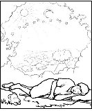 sogno gi giuseppe da colorare