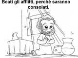 le beatitudini da colorare