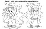 le beatitudini da colorare