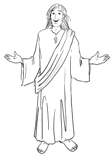 Gesù di Nazaret disegno da colorare