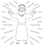 Gesù di Nazaret disegno da colorare