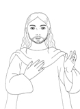 Gesù di Nazaret disegno da colorare