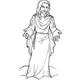 Gesù di Nazaret disegno da colorare