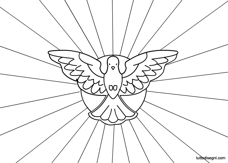 Colomba Di Pasqua Da Colorare Colomba Di Pasqua Disegni