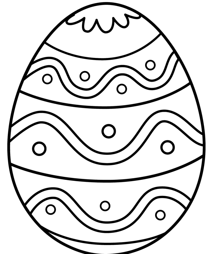 Uova Di Pasqua Da Colorare Uova Di Pasqua Disegni Uovo