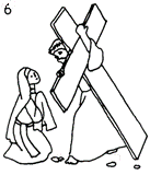 via crucis da colorare