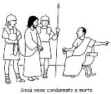 via crucis da colorare