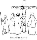 via crucis da colorare