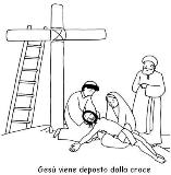 via crucis da colorare