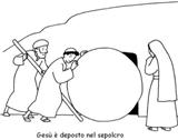via crucis da colorare