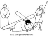 via crucis da colorare