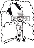 via crucis da colorare