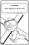 via crucis da colorare